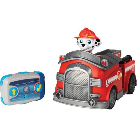 PAW Patrol Marshalls ferngesteuertes Feuerwehrauto mit Fernbedienung, Spielzeug für Kinder ab 3 Jahren, Batteriebetrie