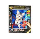 Malen nach Zahlen - Katze im Rucksack
