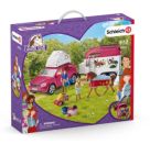 schleich® 42535 Horse Club Abenteuer mit Auto und Pferdeanhänger