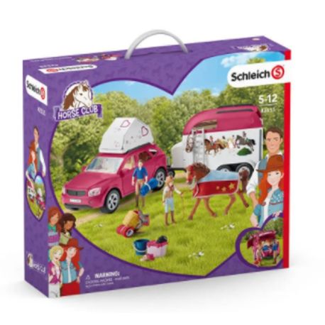 schleich® 42535 Horse Club Abenteuer mit Auto und Pferdeanhänger