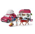 schleich® 42535 Horse Club Abenteuer mit Auto und Pferdeanhänger