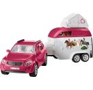 schleich® 42535 Horse Club Abenteuer mit Auto und Pferdeanhänger