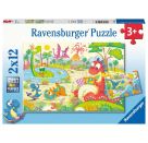 Ravensburger 5246 Puzzle Lieblingsdinos 2 X 12 Teile