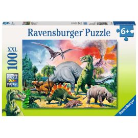 Ravensburger 10957 Puzzle Unter Dinosauriern 100 Teile XXL