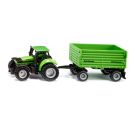 SIKU 1606 DEUTZ-FAHR mit Fortuna 2-Achs Anhänger