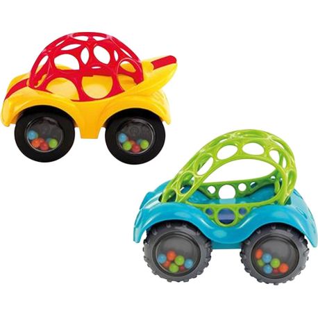 Oball Rattle   Roll Autos (rot   blau)