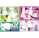 Ravensburger Mein Ausmalstickerbuch Traumkleider - Großes Buch mit über 300 Stickern, viele Sticker zum Ausmalen