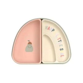 Silicone Section Dish Set 3 pcs
