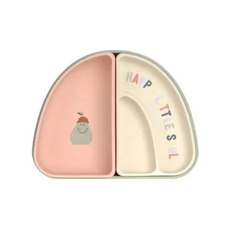 Silicone Section Dish Set 3 pcs
