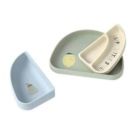 Silicone Section Dish Set 3 pcs