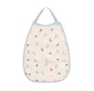 Medium Drop Bib with Pocket Happy Fruits