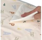Medium Drop Bib with Pocket Happy Fruits