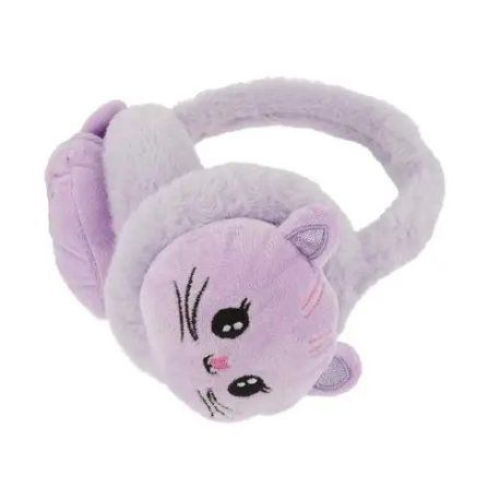 Ohrenwärmer Katze hell lila (3)