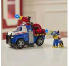 PAW Patrol Fire Rescue - Chases Rettungsfahrzeug mit Geschoss-Abwurf und Chase Hundefigur