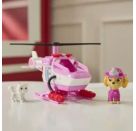 PAW Patrol Fire Rescue - Skyes Rettungshubschrauber mit Skye Hundefigur und Katzenfigur