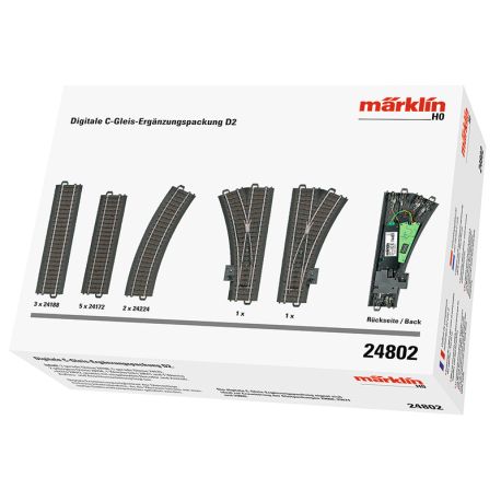 Märklin 24802 H0 Digitale C-Gleis-Ergänzungspackung D2