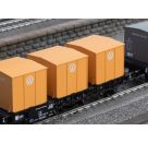 H0 Behälter-Transportwagen Laabs
