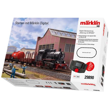 Märklin 29890 - H0 Digital-Startpackung Güterzug mit BR 89