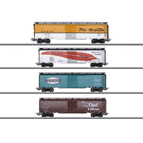 Märklin 45712 - H0 US-Güterwagen-Set Tin Plate
