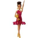Barbie Turniertänzerin-Modepuppe mit braunem Haar und Tanzpokal-Zubehör