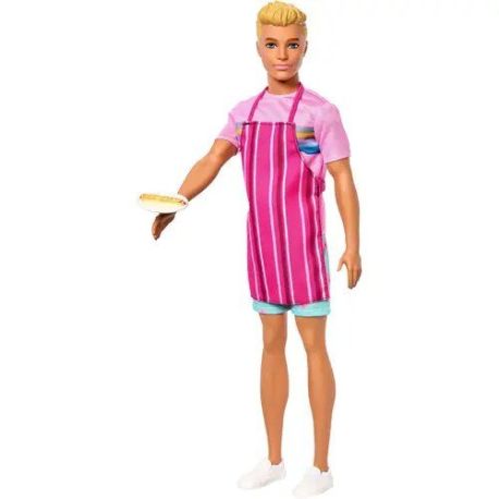 Barbie Mysteries: Beach Detectives Ken-Puppe mit unverkennbarem Outfit und Zubehörteilen zum Geschichtenerzählen