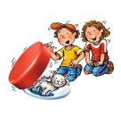 Ravensburger 23063 - Nanu? Mitbringspiel für 2-4 Spieler, Merkspiel ab 4 Jahren, kompaktes Format, Reisespiel, Würfels