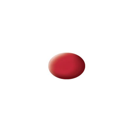 karminrot, matt RAL 3002 Aqua Color 18 ml, Revell Modellbau-Farbe auf Wasserbasis