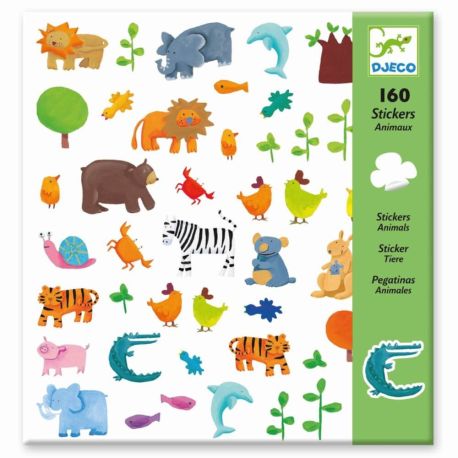 Stickerbögen: Tiere