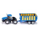SIKU 1947 Traktor mit Silagewagen 1:50