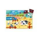 Formen Puzzle: The cows on the farm - 24 Stk.