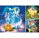 Ravensburger 9339 Puzzle Schneewittchen, Aschenputtel, Arielle 3 X 49 Teile
