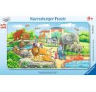 Ravensburger 6116 Puzzle Ausflug in den Zoo 15 Teile