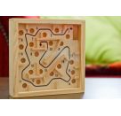 Natural Games Holz Labyrinth 12 x 12 cm