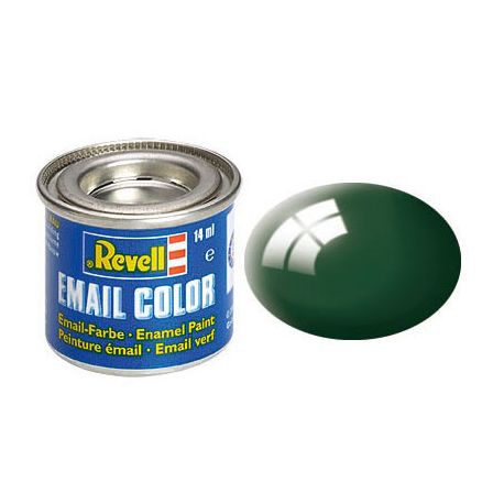 moosgrün, glänzend RAL 6005 14 ml-Dose, Revell Modellbau-Farbe auf Kunstharzbasis