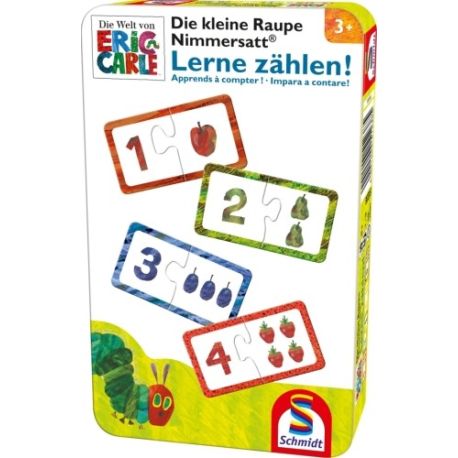 Schmidt Spiele Die kleine Raupe Nimmersatt, Lerne zählen!