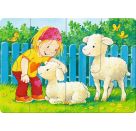 Ravensburger 04535 ministeps® Puzzle: Mein allererstes Puzzle: Streichelzoo 2/3/4 Teile