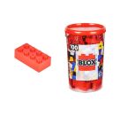 Blox 100 rote 8er Steine in Dose
