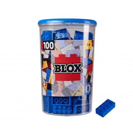 Blox 100 blaue 8er Steine in Dose