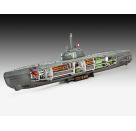 Deutsches U-Boot Typ XXI mit Interieur, Revell Modellbausatz