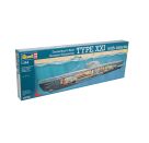 Deutsches U-Boot Typ XXI mit Interieur, Revell Modellbausatz