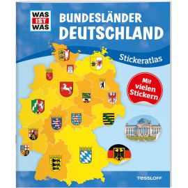 WAS IST WAS Stickeratlas Bundesländer Deutschland