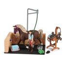 schleich® 42438 Horse Club Waschplatz mit Horse Club Emily   Luna