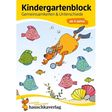 Kindergartenblock - Gemeinsamkeiten   Unterschiede ab 4 Jahre. Ab 4 Jahre., sortiert