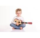 Boogie Bee Holzgitarre mit 6 Saiten, 55 cm