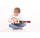 Boogie Bee Holzgitarre mit 6 Saiten, 55 cm