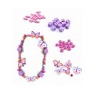 Schmuck basteln: Wooden beads, buterflies