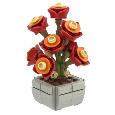 BRIXIES Plus Mini Blume Sunset