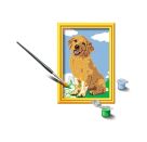 Ravensburger CreArt 28511 - Kleiner Golden Retriever - Malen nach Zahlen Hund für Kinder ab 7 Jahre