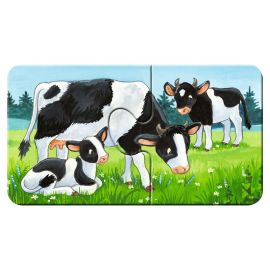 Ravensburger 5072 Puzzle Tierfamilien auf dem Bauernhof 9x2 Teile