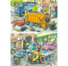 Ravensburger 5096 Puzzle Müllabfuhr und Abschleppwagen 2 X 24 Teile